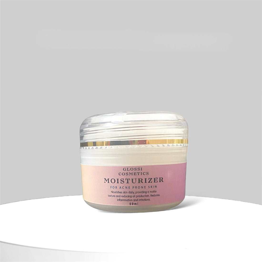 Acne moisturizer Glossi Cosmetics